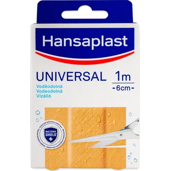 Náplast Náplast Hansaplast universal voděodolná 1 m x 6 cm