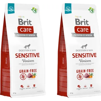 Pro psa BRIT CARE Bezobilné Sensitive Venison 2x12kg