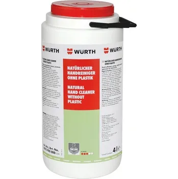 Péče o ruce Würth Natural Hand Cleaner Without Plastic čisticí prostředek na ruce 4 l