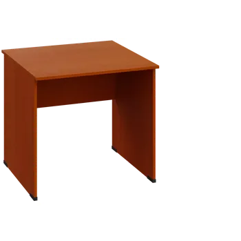 Psací stůl CPL 18 - 8 stůl kancelářský, dřevěná podnož, deska 18 mm, široký 800 mm, třešeň šumavská