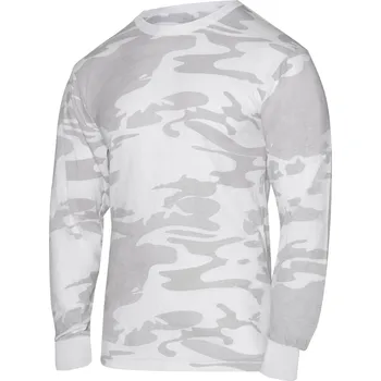 Pánské tričko Triko s dlouhým rukávem WHITE CAMO 3XL - Není skladem