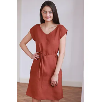 Dámské šaty Lotika 100% lněné autorské šaty Lotika 782567