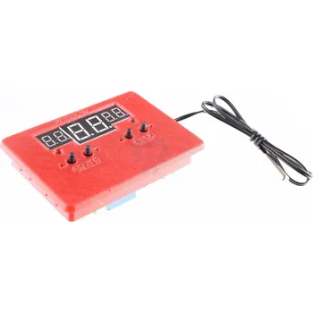 Termostat LaskaKit krabička pro digitální termostat W1401 do panelu Oranžová