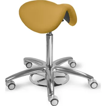MAYER Stolička sedlová 1213G Clean, silvertex žlutá