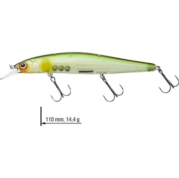 Umělá nástraha Wobler DAIWA Steez Minnow 110SP-MR - 11 cm - Ghost Ayu