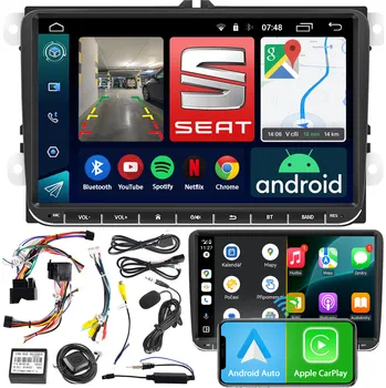 Autorádio RÁDIO NAVIGACE NCS RS-405 ANDROID SEAT TOLEDO III 3 2004-2009 BLUETOOTH 2DIN