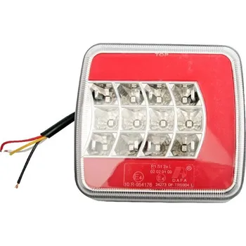 Přední světlomet Sdružené světlo C LED - levé s osvětlením SPZ, 12 V MULTIPA