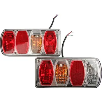 Přední světlomet Sada sdružených světel levé+pravé s osvětelním SPZ - žárovkové 12 V MULTIPA