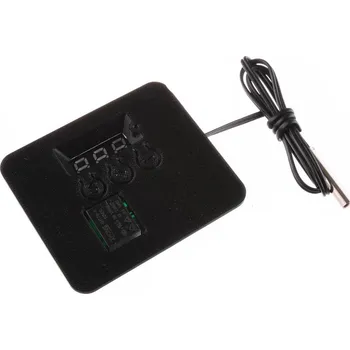 Termostat LaskaKit krabička pro digitální termostat W1209 do panelu Oranžová