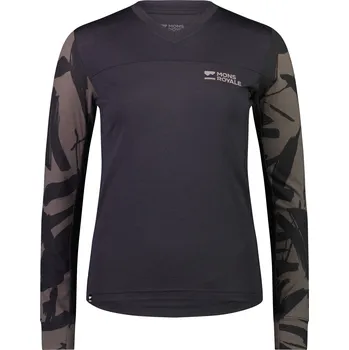 Pánské tričko Merino triko MONS ROYALE REDWOOD ENDURO VLS WMNS shale / fragments Velikost: XL