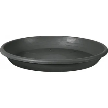 Podmiska Podmiska pod květník CILINDRO plastová d22cm antracit