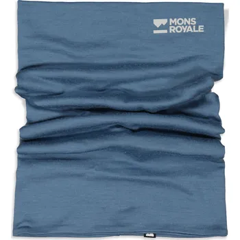 Nákrčník Merino nákrčník MONS ROYALE DOUBLE UP NECKWARMER blue slate