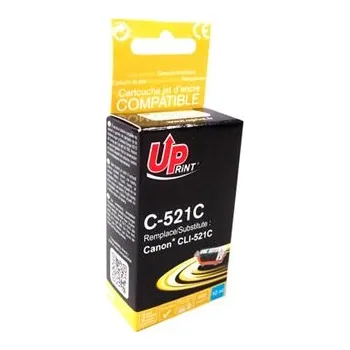 UPrint kompatibilní ink s CLI521C, C-521C, cyan, 450str., 10ml, s čipem