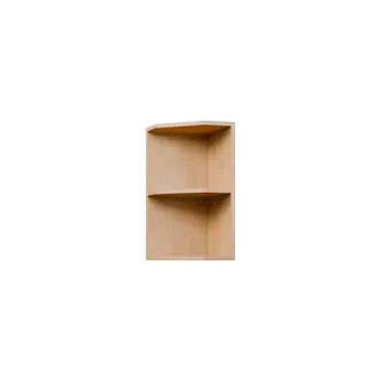 Kuchyňská linka KHZ5 - 3 horní skříňka, rohová, policová, pravá, 580x300x300, bříza světlá