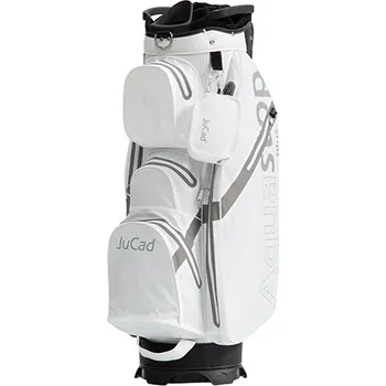 Golfový bag JuCad Aquastop PLUS golfový cartbag bílo/šedý