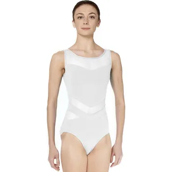 Body Lulli,Baletní trikot se síťkou LUB821, žlutá M