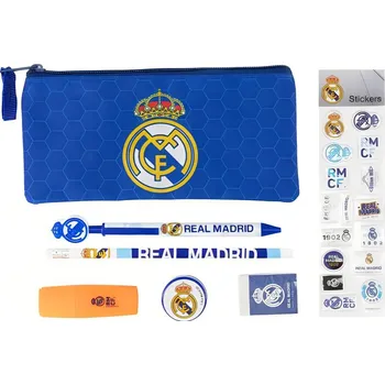 Školní batoh Real Madrid FC Školní sada Real Madrid FC, modrá, 7 ks