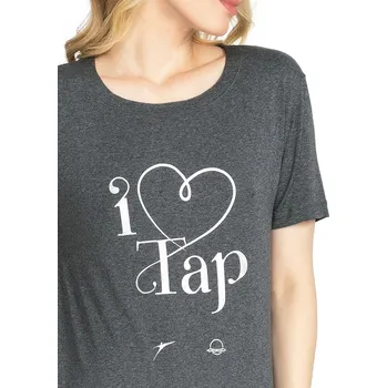 Dámské tričko So Danca,Triko I Love Tap MB22.1797, tmavá šedá S