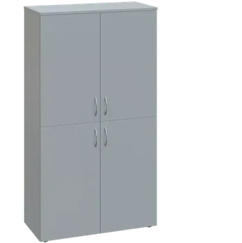 Šatní skříň CN 4 - 84D skříň, 4-dveřová, 1450x800x400, šedá