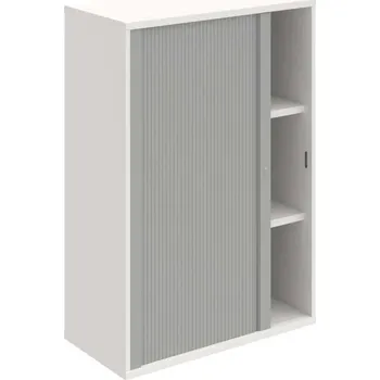 Kancelářský vozík OFFICE PRO Strong SZ 3 80 07 L bílá se šedou roletou