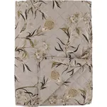 Béžový přehoz s květinovým vzorem Aix Vintage Quilt - 130*180 cm