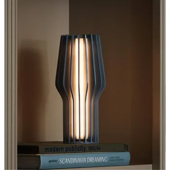 Venkovní osvětlení Nabíjecí stolní lampa EVA Solo LED Radiant, modrá, gumová, IP44 - Délka nabíjecího kabelu USB 235 cm prachově modrá LED 3 W celkem - Doprava zdarma