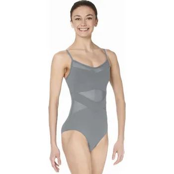 Body Lulli,Baletní trikot se síťkou LUB823, šedá L