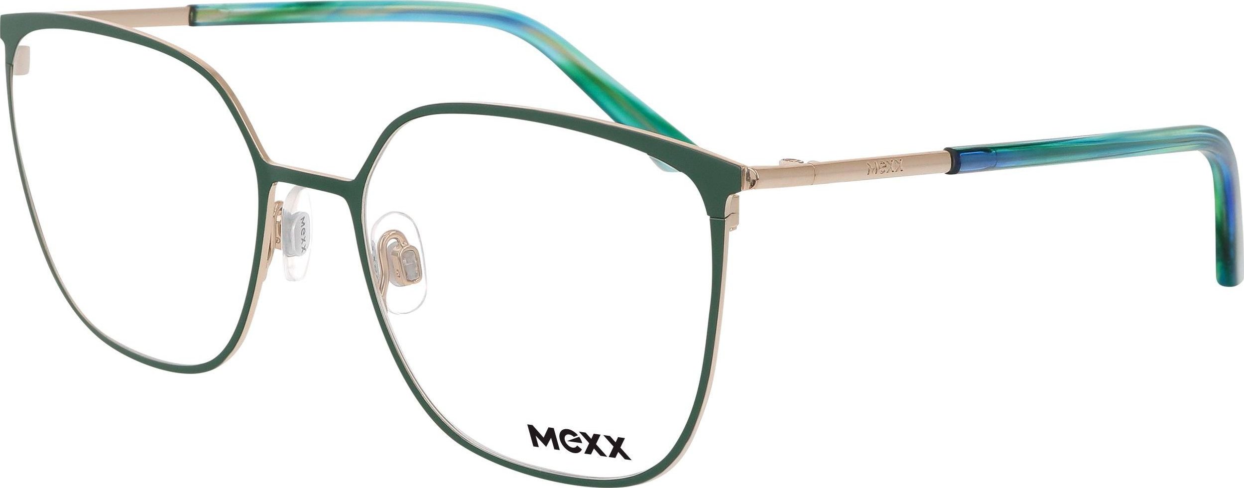 MEXX 2813 zelená zlatá mat, stranice zelená zlatá lesk 200
