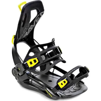Vázání na snowboard Raven Fastec FT360 black/lime snowboardové vázání M (EU 39-42) + DÁREK + Doprava ZDARMA