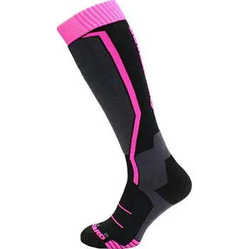 Pánská móda Blizzard Wool Sport ski socks black/pink Barva: -, Velikost: 35-38