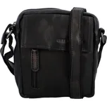 Pánská kožená taška přes rameno Greenwood Jerode - černá