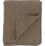 Hnědý přehoz s opraným vzhledem Aix Vintage Quilt - 130*180 cm