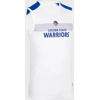 TARMAK Basketbalový spodní dres NBA Golden State Warriors UT500 pro dospělé 2XL BÍLÁ|MODRÁ