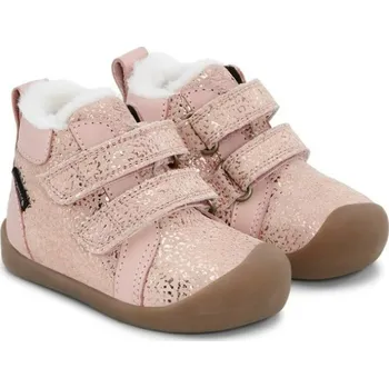 BUNDGAARD BAREFOOT dětská zimní obuv - Bloom Tex Rose Gold Stream Velikost: 24
