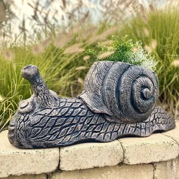 Květináč Roto květináč ŠNEK Plantážník L - bronzově hnědá