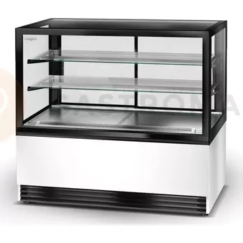 Modul pro cukrářská vitrína chladící, čelní sklo rovné, výklopné, 1000x795x1240 mm | RAPA, EXCELLENTE C-C L