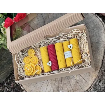 Svíčka Včelařství Thomayer Dárkové balení svíček I