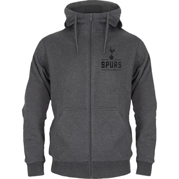 Pánská mikina TOTTENHAM HOTSPUR FC Mikina Tottenham Hotspur FC, šedá, kapuce, zip Velikost: XL