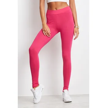 Dámské legíny BASIC FEEL GOOD Basic bavlněné legíny růžové Velikost: XL