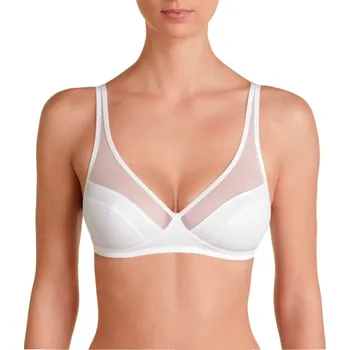 Podprsenka Jednobarevná podprsenka Generous, bez kostic bílá 75D