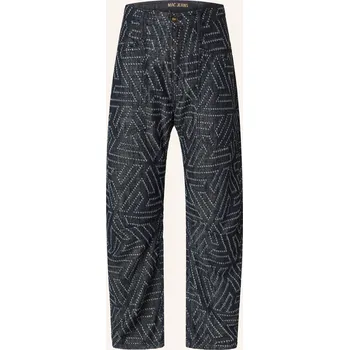 Dámské džíny Mac Dámské 7/8 Džíny Baggy, d673 dark blue needle wash, 34