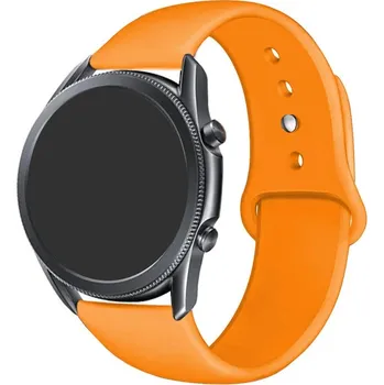 MůjMiBand.cz Základní silikonový náhradní řemínek pro chytré hodinky 22mm Barva: oranžová