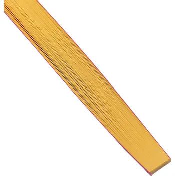 Barevný papír Pro Háčkování Proužek Quilling 6 mm tmavě žlutý