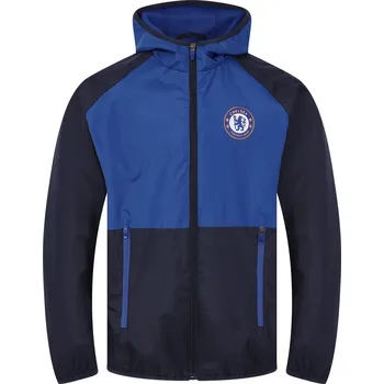 Pánská větrovka Chelsea FC Bunda Chelsea FC, modrá, kapuce, zip Velikost: S