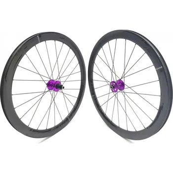 Zapletené kolo PanchoWheels by BikePart 1395g PANCHOWHEELS RUSH 45 GSF karbonová plášťová disková zapletená kola, Sapim CX Ray Typ nábojů: Baron road disc