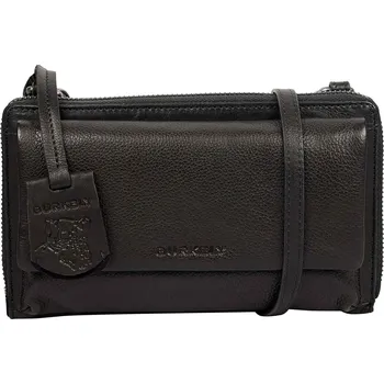 Peněženka Dámská kožená crossbody kabelka s peněženkou Burkely Katta - černá