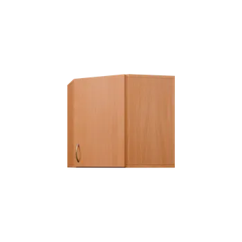 Šatní skříň CHR5 - 40 horní skříňka, 1-dveřová, rohová, pravá, 580x600x600, buk royal