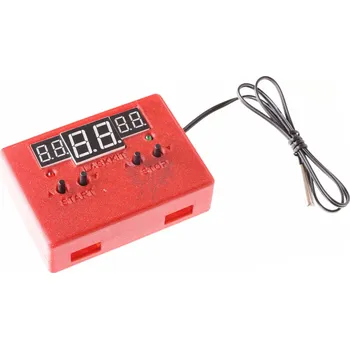 Termostat LaskaKit krabička pro digitální termostat W1401 Žlutá