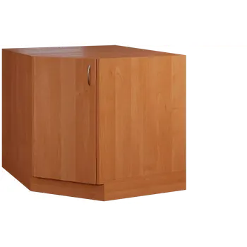 Šatní skříň CSR - 20 spodní skříňka, rohová, 1-dveřová, levá, 870x900x900, olše jantar