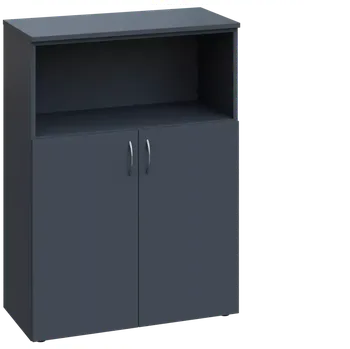 Šatní skříň CN 3 - 8DN skříň, 2-dveřová/nika, 1100x800x400, antracit